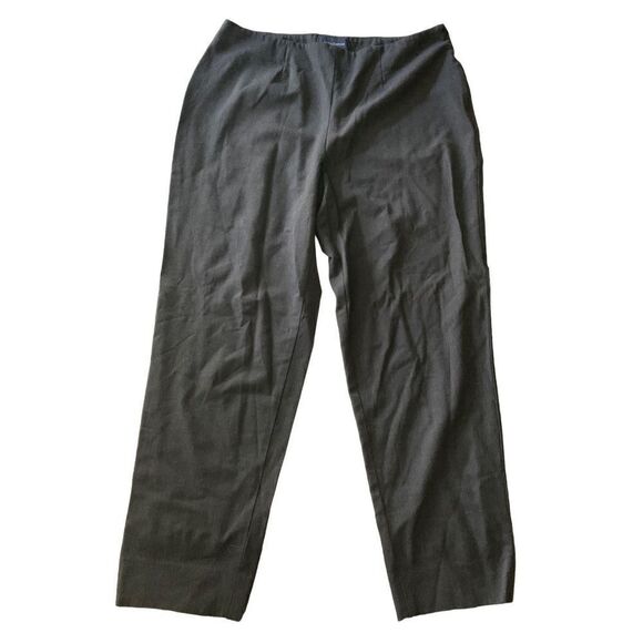 Piazza Sempione Audrey Trouser Pants black wool women's size 48 - Picture 1 of 5